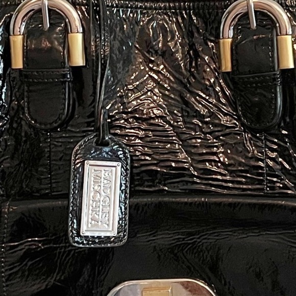 Badgley Mischka Patent Leather Handbag - Picture 4 of 13
